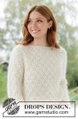 266-1 - Lace Diamond Sweater - strikkepakke thumbnail