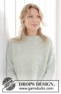 241-36 Mint Dream Sweater by DROPS Design thumbnail