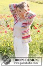 Candy Stripes Cardigan by DROPS Design thumbnail