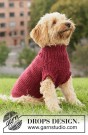 260-41 - Snuggle Berry Dog Sweater - strikkepakke thumbnail