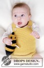 45-3 Bumblebee Romper by DROPS Design thumbnail