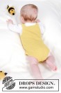 45-3 Bumblebee Romper by DROPS Design thumbnail