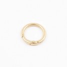 Karabinring - gullfarget - 2 stk thumbnail