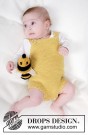 45-3 Bumblebee Romper by DROPS Design thumbnail