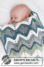 Green Spring Blanket by DROPS Design thumbnail