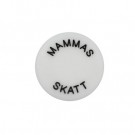 Knapp - Mammas skatt - grå - 15 mm thumbnail