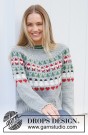 235-39 Christmas Time Sweater by DROPS Design thumbnail