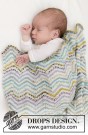 Seaside Seashells Blanket by DROPS Design thumbnail