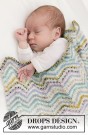 Seaside Seashells Blanket by DROPS Design thumbnail