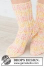 253-42 - Spring Sole Socks - strikkepakke thumbnail