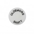 Knapp - Oldemors skatt - grå - 15 mm thumbnail