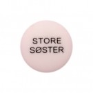 Knapp - Storesøster - rosa - 18 mm thumbnail
