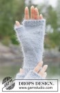 261-42 - Ice Bloom Wrist Warmers - strikkepakke thumbnail