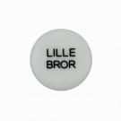 Knapp - Lillebror - lysblå - 15 mm thumbnail