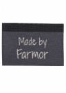 10 merkelapper - Made by Farmor - grå - 3,5 cm thumbnail