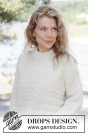 263-1 - White Echo Sweater - strikkepakke thumbnail