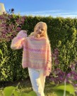 IR 02-06 - Hanami raglangenser - rosa - Soft - strikkepakke thumbnail