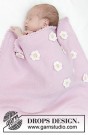 46-1 Little Daisy Blanket by DROPS Design thumbnail