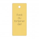 Merkelapper i papp - Fordi du fortjener det thumbnail