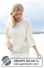 239-12 Morgenbris Sweater by DROPS Design thumbnail