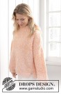 241-33 Peach Blossom Sweater by DROPS Design thumbnail