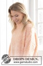 241-33 Peach Blossom Sweater by DROPS Design thumbnail