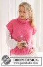 231-59 Cherry Sorbet Vest by DROPS Design thumbnail