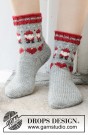 234-65 Santa Times Socks by DROPS Design thumbnail