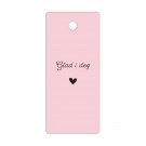 Merkelapper i papp - Glad i deg thumbnail