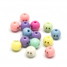 Perle - Smiley - rund - pastell thumbnail