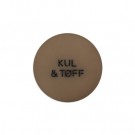 Knapp - Kul & tøff - brun - 15 mm thumbnail