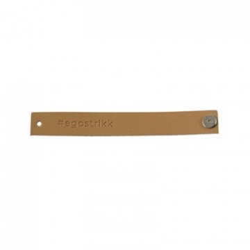 Skinnlapp - beige - Egostrikk