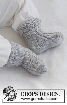 42-10 - Little Pearl Socks - strikkepakke