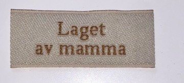 Merkelapp - Laget av mamma