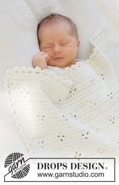 51-4 - Feather Bloom Blanket - strikkepakke