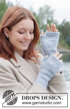 261-42 - Ice Bloom Wrist Warmers - strikkepakke
