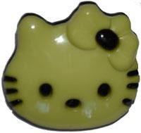 Hello Kitty - 28 mm grønn