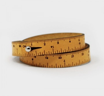 Wrist Ruler armbånd - gul