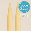 Basic rundpinne 5,5 - 80cm