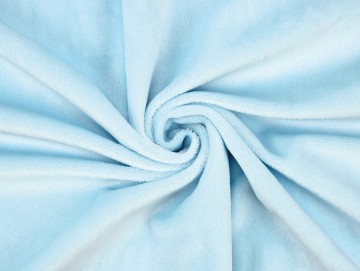Gütermann Kullaloo Plysj – 196 Lys blå – 50x148 cm