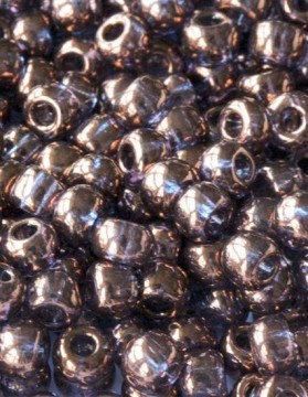 Kobbermelerte glassperler fra Du Store Alpakka