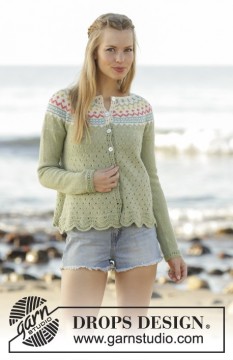 Spring Valley Cardigan by DROPS Design