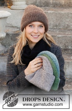 214-67 Winter Smiles Hat by DROPS Design