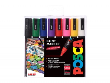 Uni POSCA PC-5M - Standard 8 stk