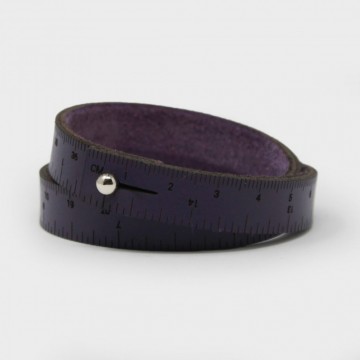 Wrist Ruler armbånd - plomme