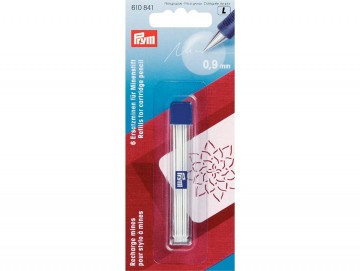 Prym Miner til trykkblyant – 0,9mm - hvit