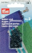 Prym hekter nr 2 svart