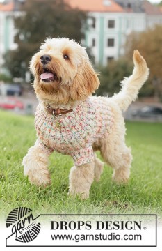 260-42 - Happy Tails Dog Sweater - strikkepakke
