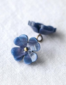Liten blomst blå 15 mm (DSA)
