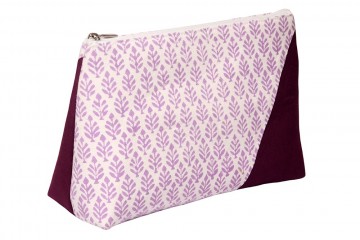 Reverie Triads veske med glidelås fra KnitPro - lavendel